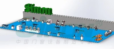 UPVC AUTOMATIC LINE (250-350 bingkai setiap 8 jam)